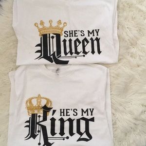 King & Queen marching shirts